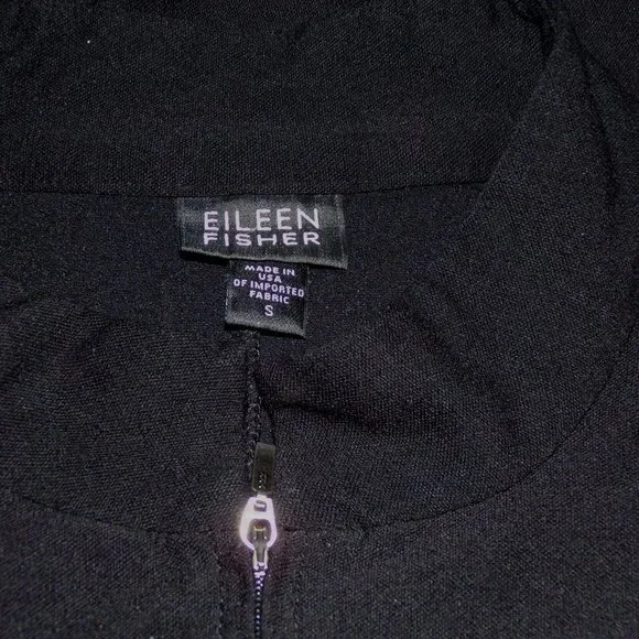 Eileen Fisher Front Zip Longline Knit Jacket/Tunic - Picture 7 of 7